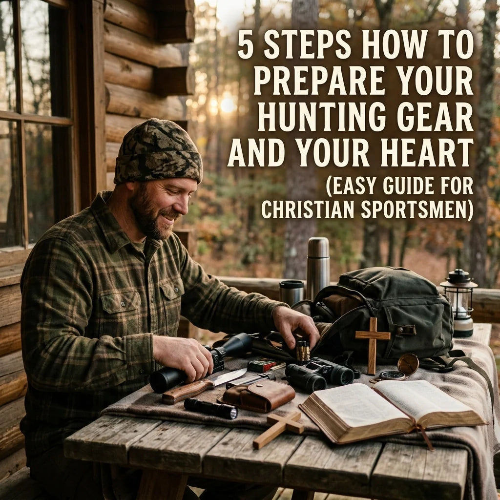 5 Steps how to Prepare your Hunting Gear and Heart (easy Guide for Christian Sportsmen)