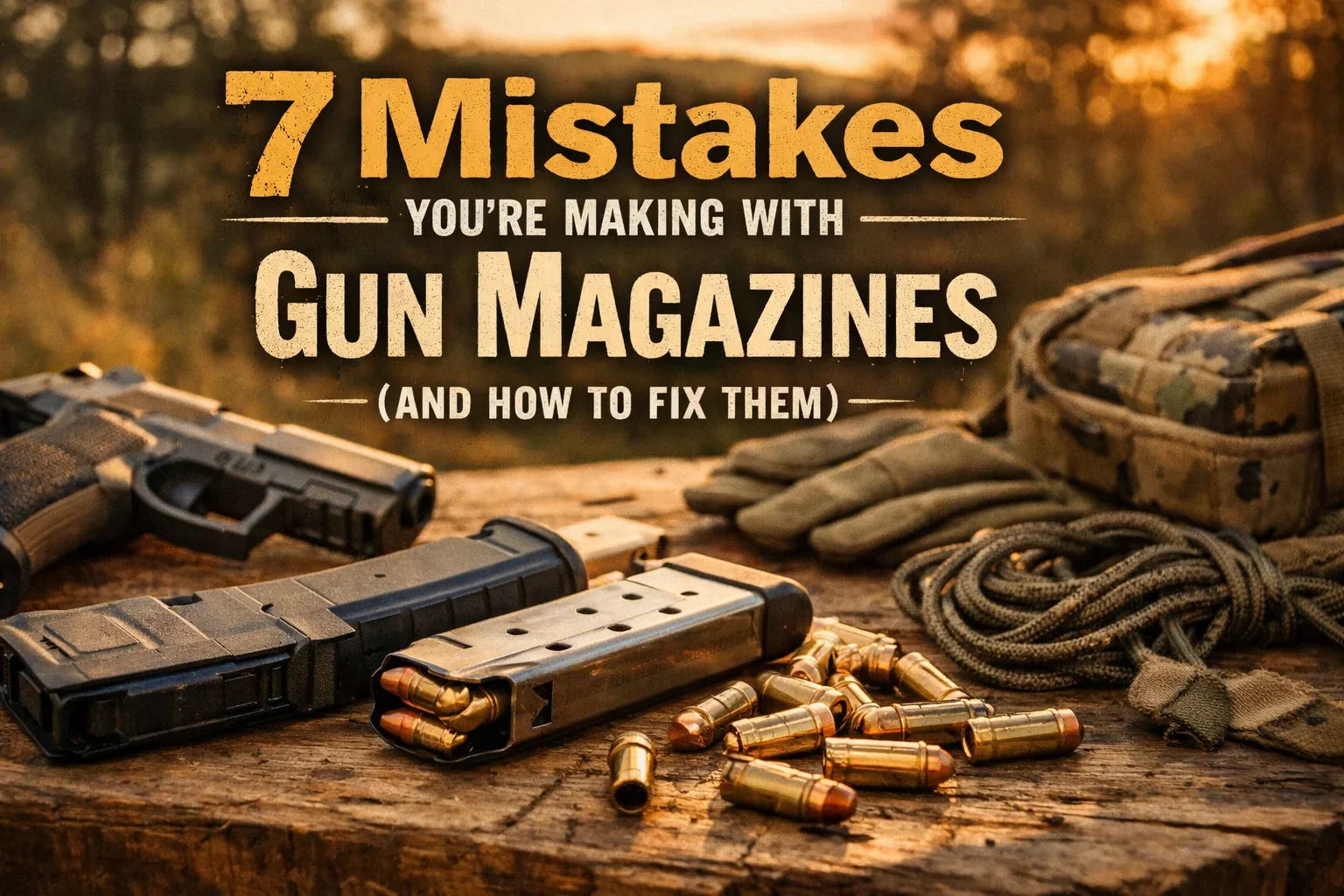 7 Mistakes You’re Making with Gun Magazines (and how to Fix Them)