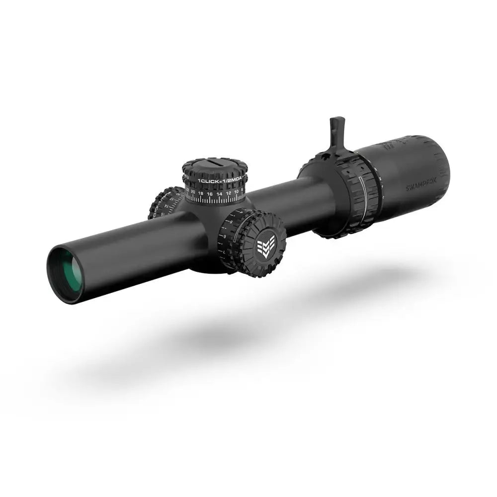 10 Ring Centerfire Scopes Swampfox Arrowhead Series Lpvo Rifle Scope 1-6x24 30mm Sfp Ir Guerrilla Dot Red Mil Illum Buy