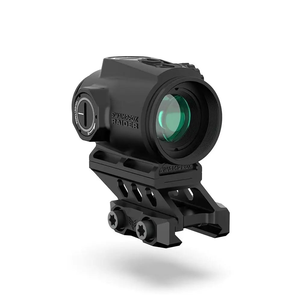 10 Ring Tube Swampfox Raider 1x20 Micro Prism Red Brc Reticle Black Buy at Faith and Freedom Outdoors