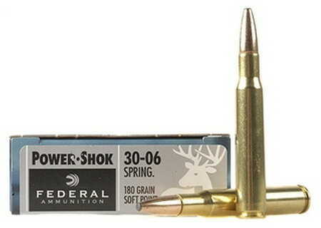 Federal 30-06 Springfield 180 Grain Soft Point 20 Rounds