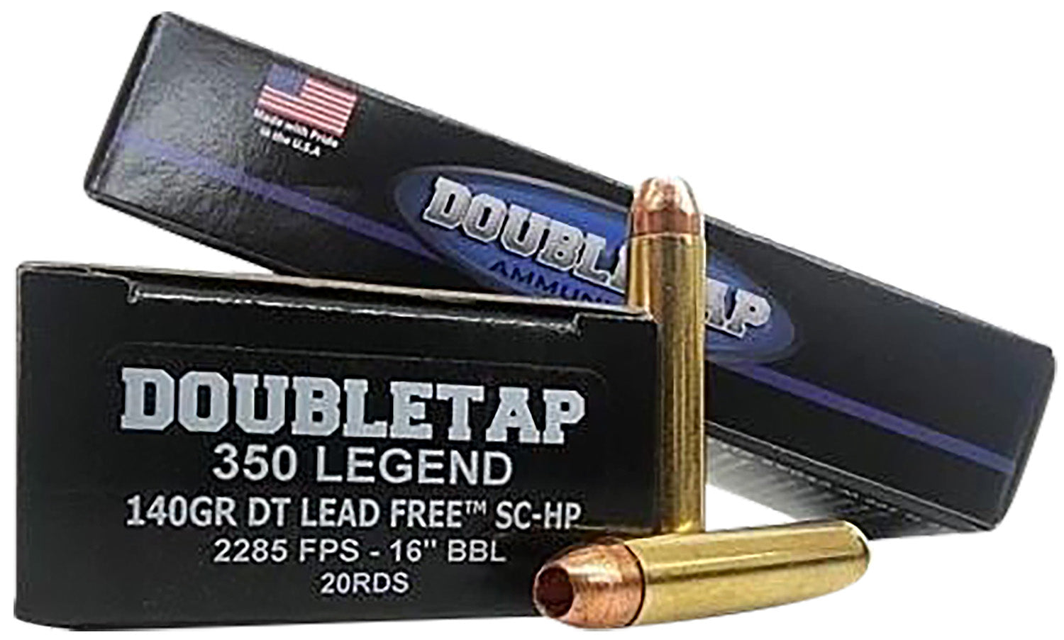 DoubleTap 350 Legend Lead Free 140 Grain Ammo 20 Rounds