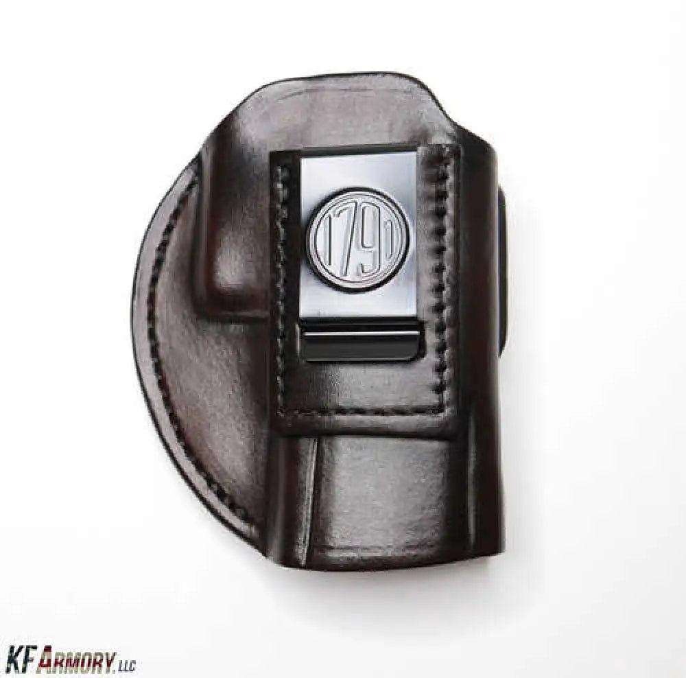 1791 4 Way Inside/outside Waistband Holster Size 6 Matte Finish Leather Construction Classic Brown Right Hand