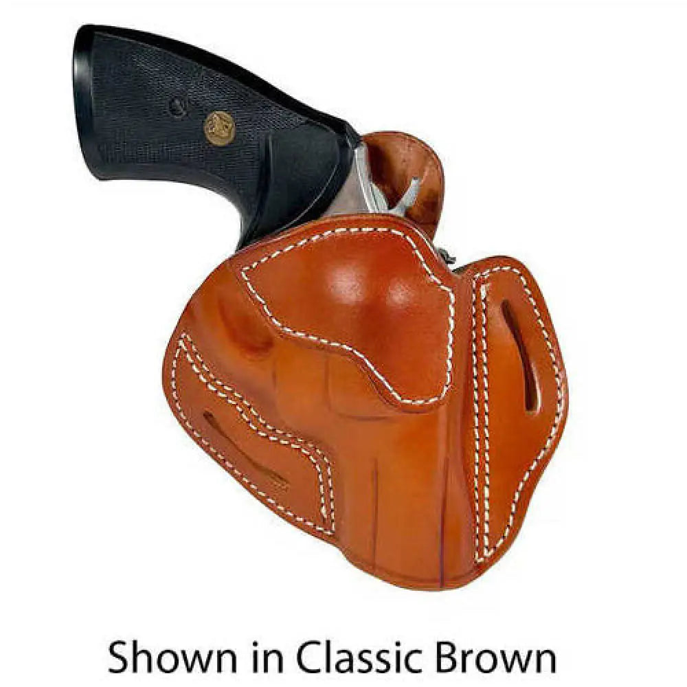 1791 Gun Leather Revolver Holster Outside Waistband Size 4.3 l Frame Fits Colt Python.357 - Rvh-4.3-sbl-r
