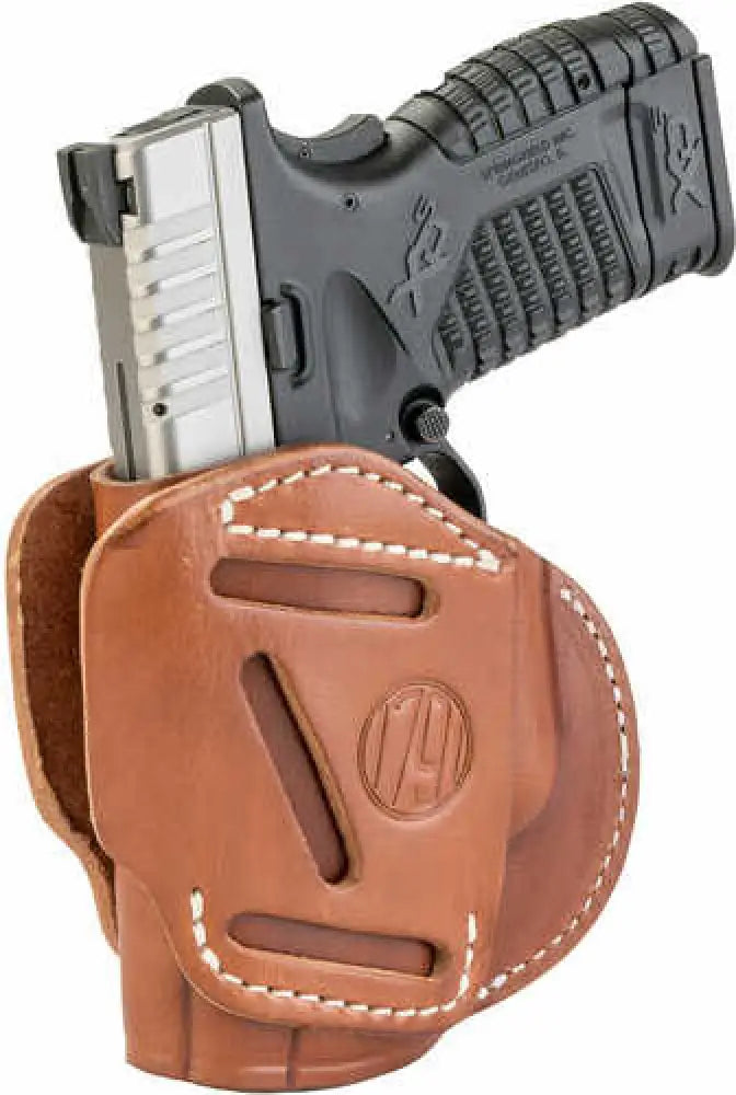 1791 Gunleather 3wh4cbra 3 Way Springfield Xd Xds/walther G2c Pps Steerhide Brown