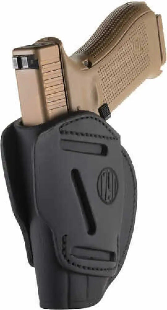 1791 Gunleather 3wh5sbla 3 Way Fits Glock 17/hk Vp9/s&w M&p9/springfield Xd9 Steerhide Stealth Black
