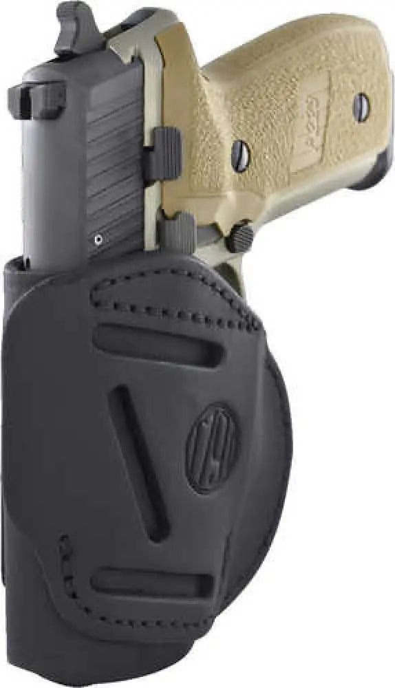 1791 Gunleather 4wh1sbll 4 Way Stealth Black Steerhide Iwb/owb 1911 3-4’’/browning Hi Power Left Hand