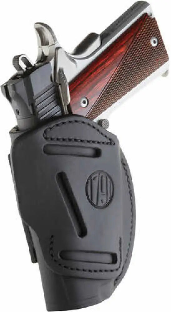 1791 Gunleather 4wh1sblr 4 Way 1911 3-4’’/browning High Point Steerhide Stealth Black