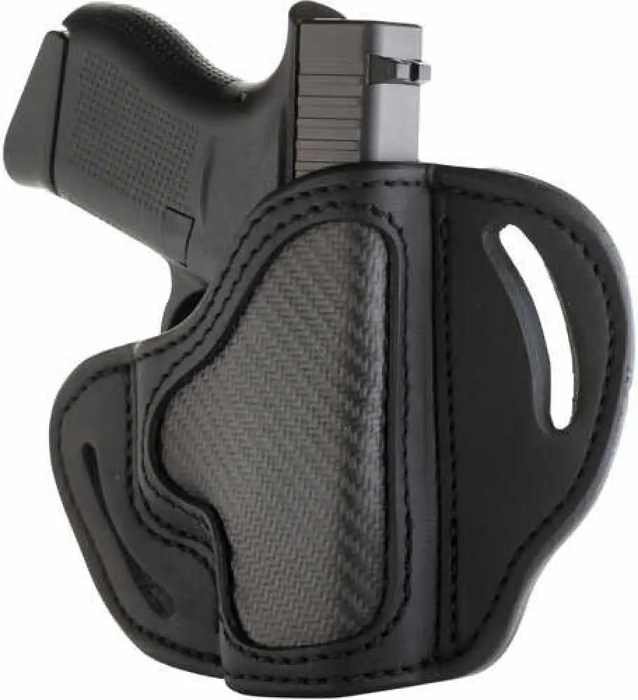 1791 Gunleather Cfbhcsblr Bch for Glock 43; Walther Ppk Carbon Fiber/leather Black