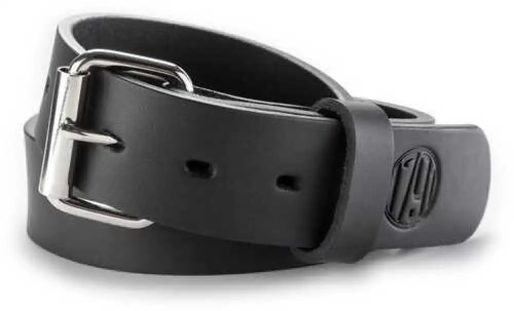 1791 Gunleather Gun Belt 01 Size 40’’ to 44’’ Made from American Heavy Native Steer Hide Leather Stealth Black