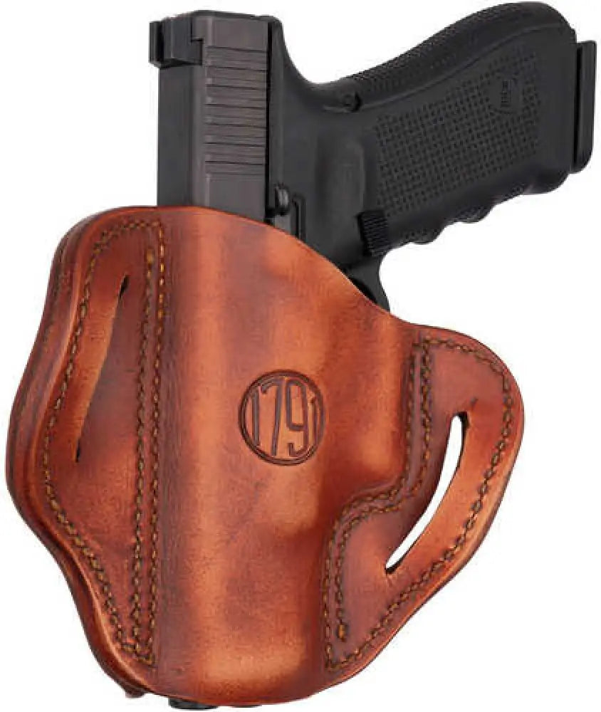 1791 Gunleather Mobh21brwr Bhc Mossy Oak/brown Leather Owb S&w Shield Springfield Xd Right Hand - Mobh21brwr