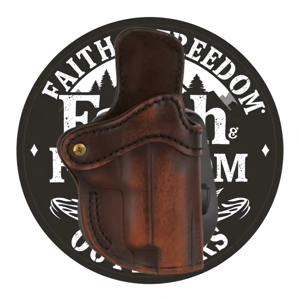 1791 Gunleather Orpdh1vtgr Paddle Holster Optic Ready Owb Size 01 Vintage Leather Fits 4-5’’ 1911 Right Hand