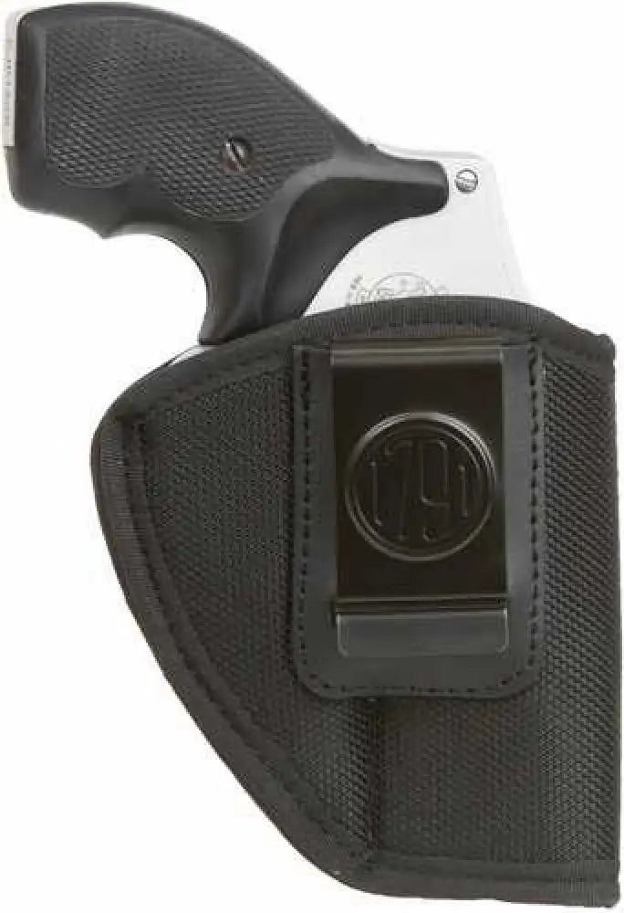 1791 Gunleather Pniwb2blkl Premium Nylon Iwb Size 02 Black Ballistic Clip-on Left Hand - Pniwb2blkl
