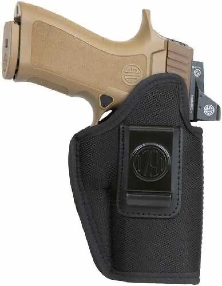 1791 Gunleather Pniwb5blkl Premium Nylon Iwb Size 05 Black Ballistic Clip-on Left Hand - Pniwb5blkl