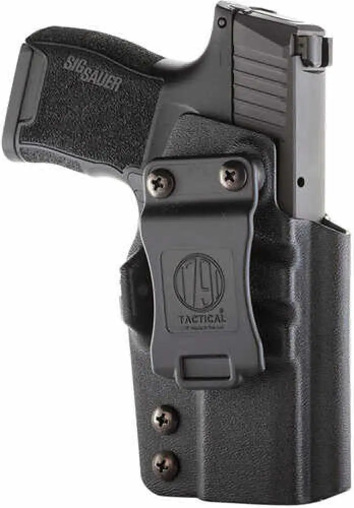 1791 Gunleather Tactical Kydex Multi-fit Iwb Holster for Sig Sauer P365 Semi Auto Pistols Right Hand Draw Black