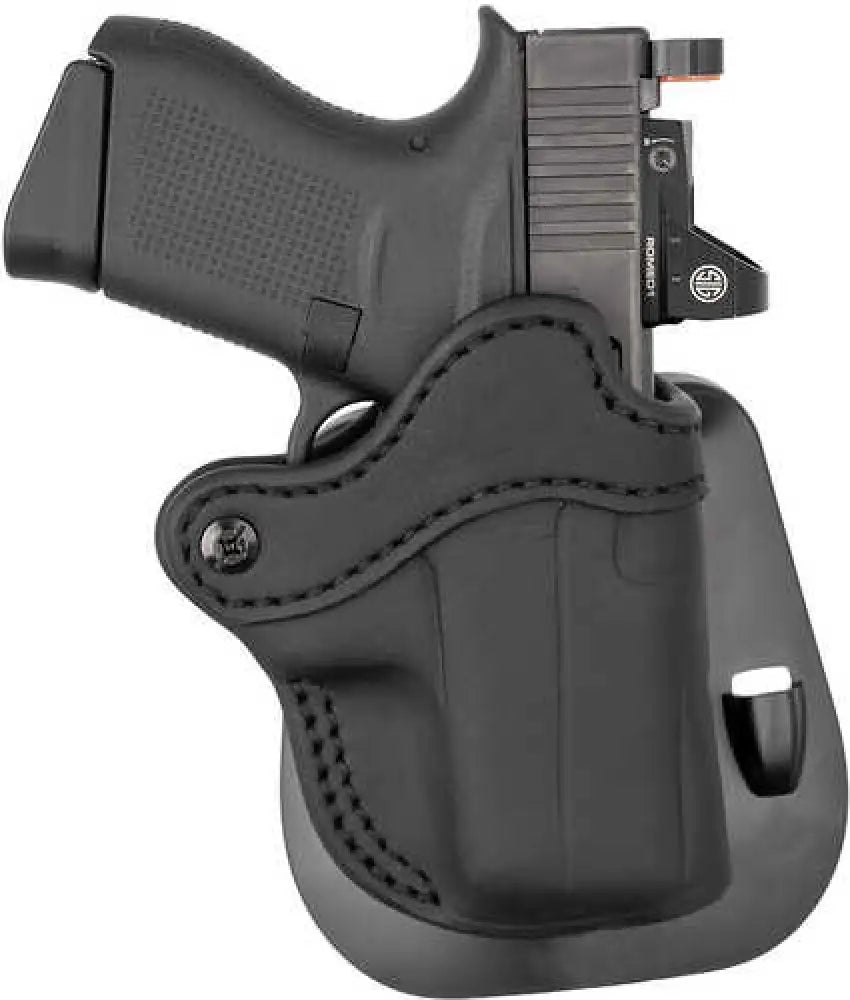 1791 Pdh-c Optic Ready Owb Paddle Holster Fits Sub-compact Size Pistols Matte Finish Vintage Leather Right