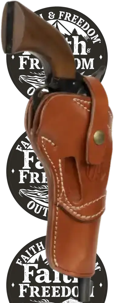 1791 Single Action Holster Outside Waistband Fits Most Revolvers with 6.5’’ Barrels and Shorter Mat - Sa-rvh-6.5-vtg-a
