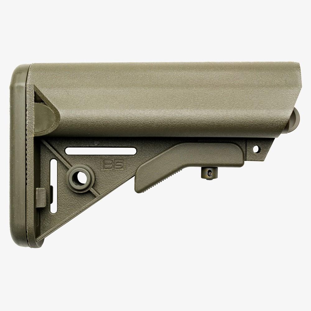 B5 Systems Chassis &amp; Stocks B5 Systems B5 Enhanced Sopmod AR Stock Mil-Spec Size OD Green