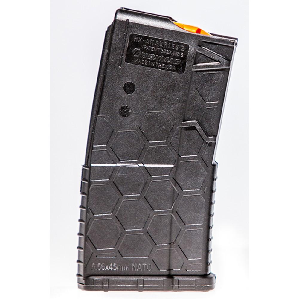 HEXMAG Gun Parts|Rifle Magazines HEXMAG Sentry Hexmag AR-15/M4/M16 Shorty Rifle Magazine Black with Orange 223/5.56x45mm 20/rd