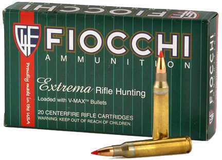 Fiocchi 22-250 Remington 40gr V-Max Ammo, 20 Rounds