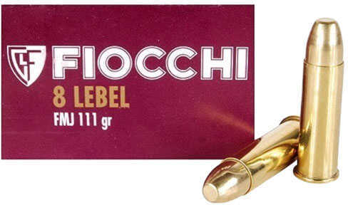 Fiocchi 8mm Lebel Ammunition – 111 Grain Full Metal Jacket for Collectors and Shooters
