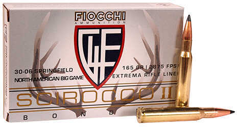 Fiocchi Extrema 30-06 Springfield 165 Grain Ammo 20 Rounds