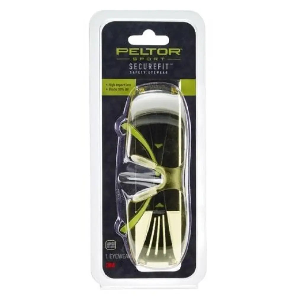 3m Peltor Shooting Glasses Peltor Sport Securefit 400 Amber Buy at Faith and Freedom Outdoors