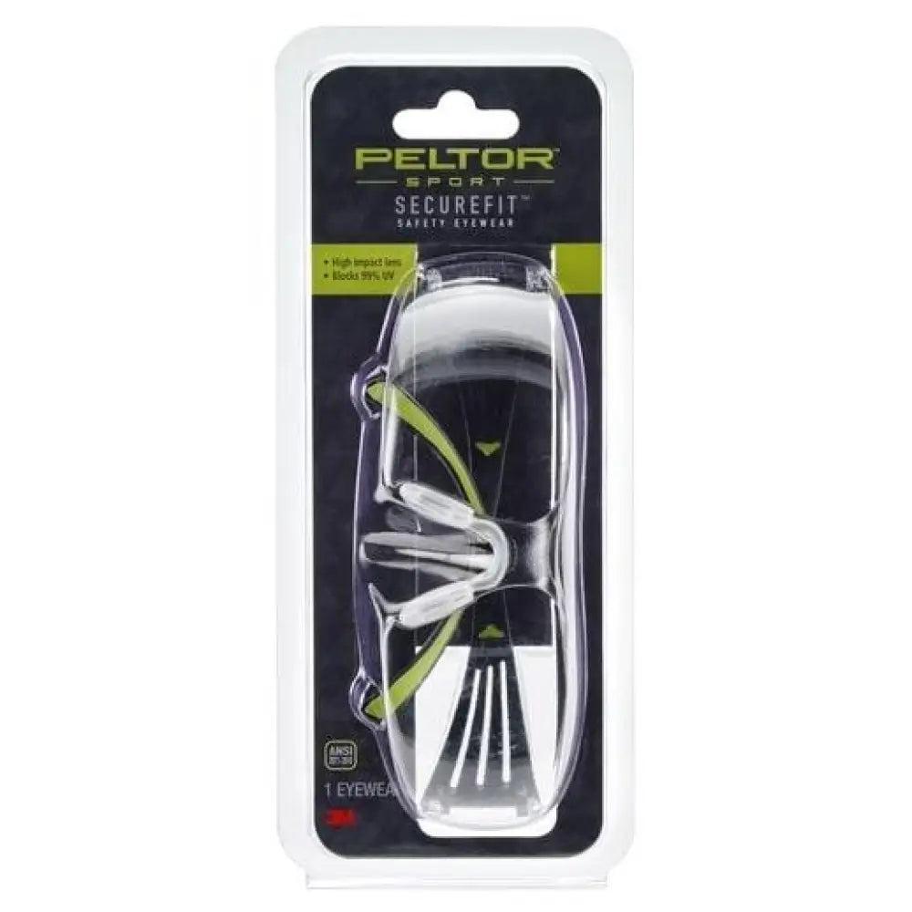 3m Peltor Shooting Glasses Peltor Sport Securefit 400 Clear Buy at Faith and Freedom Outdoors