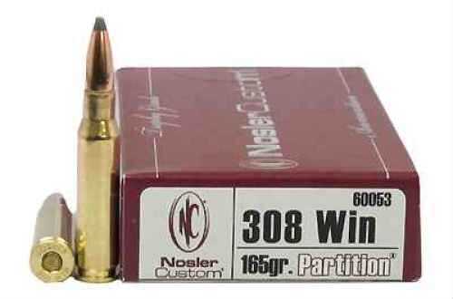 Nosler .308 Winchester 165 Grain Partition Ammo 20 Rounds