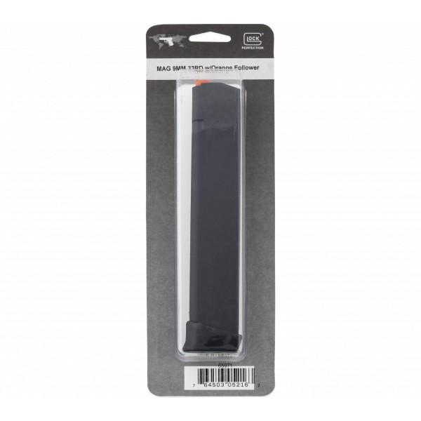 Glock Handgun Magazines Glock Handgun Magazine for Glock 17/34 Orange Follower 9mm Luger 33 Round Packaged