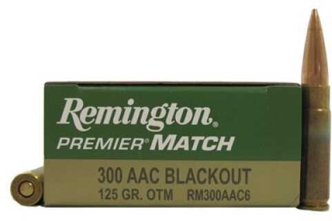 Remington 300 Blackout 125 Grain Sierra MatchKing 20 Rounds