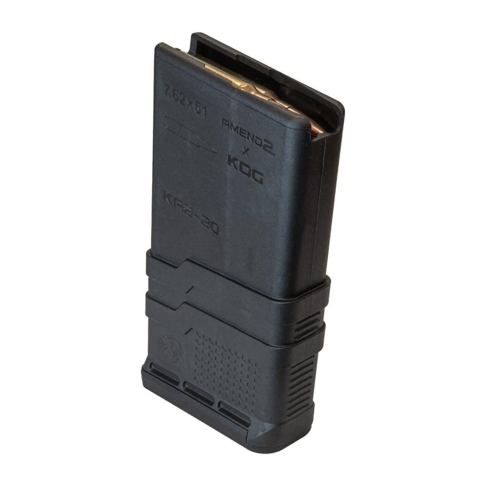 Amend2 Rifle Magazines Amend2 Kinetic Development Group Mod-3 Scar 17 Rifle Magazine Black 7.62x51 20/rd