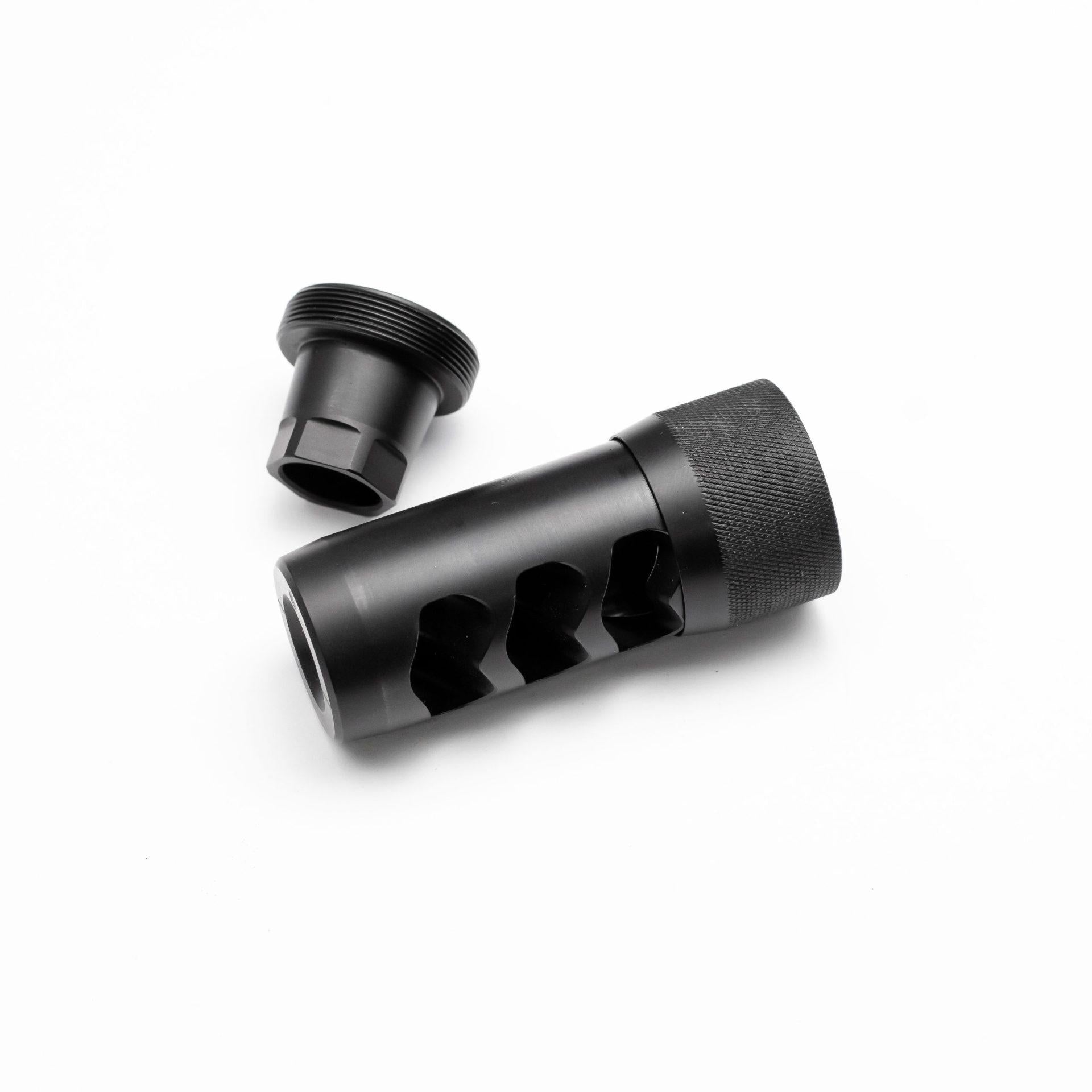 Area419 Muzzle Devices Area419 Area 419 Hellfire Self Timing Muzzle Brake 7mm/30cal Black Nitride 1/2-28