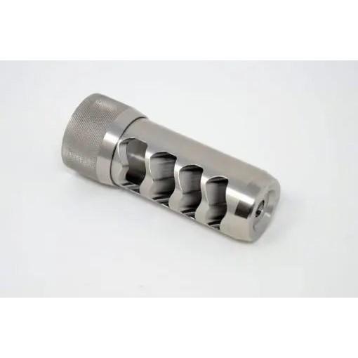 Area419 Muzzle Devices Area419 Area 419 Sidewinder Magnum Self Timing Muzzle Brake 6.5mm Raw Stainless 5/8-24