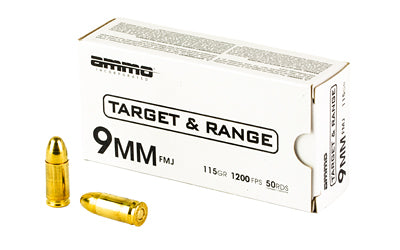 AMMO INC T&R 9MM 115GR FMJ 50/1000