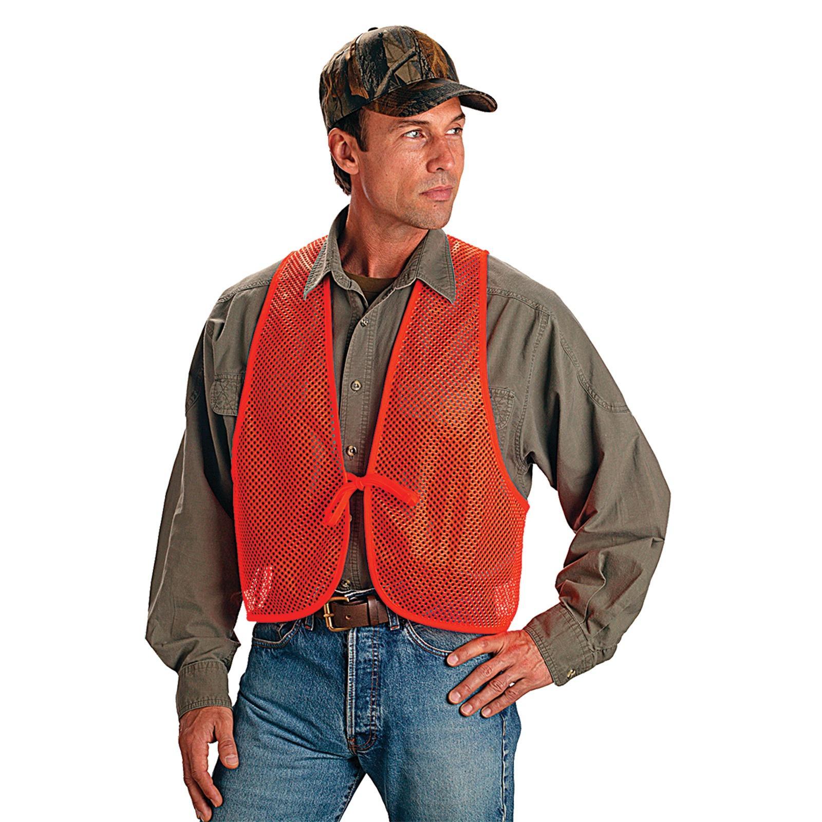 Allen Shooting Vests Allen Blaze Orange Hunters Safety Vest One Size