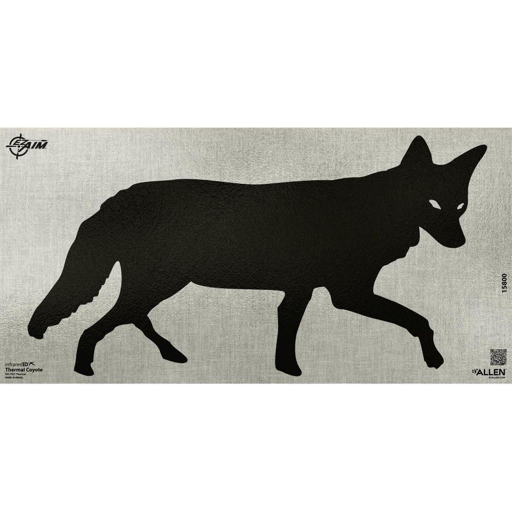 Allen Paper Targets Allen EZ Aim Thermal ID Coyote Paper Target 24"x12" Grey