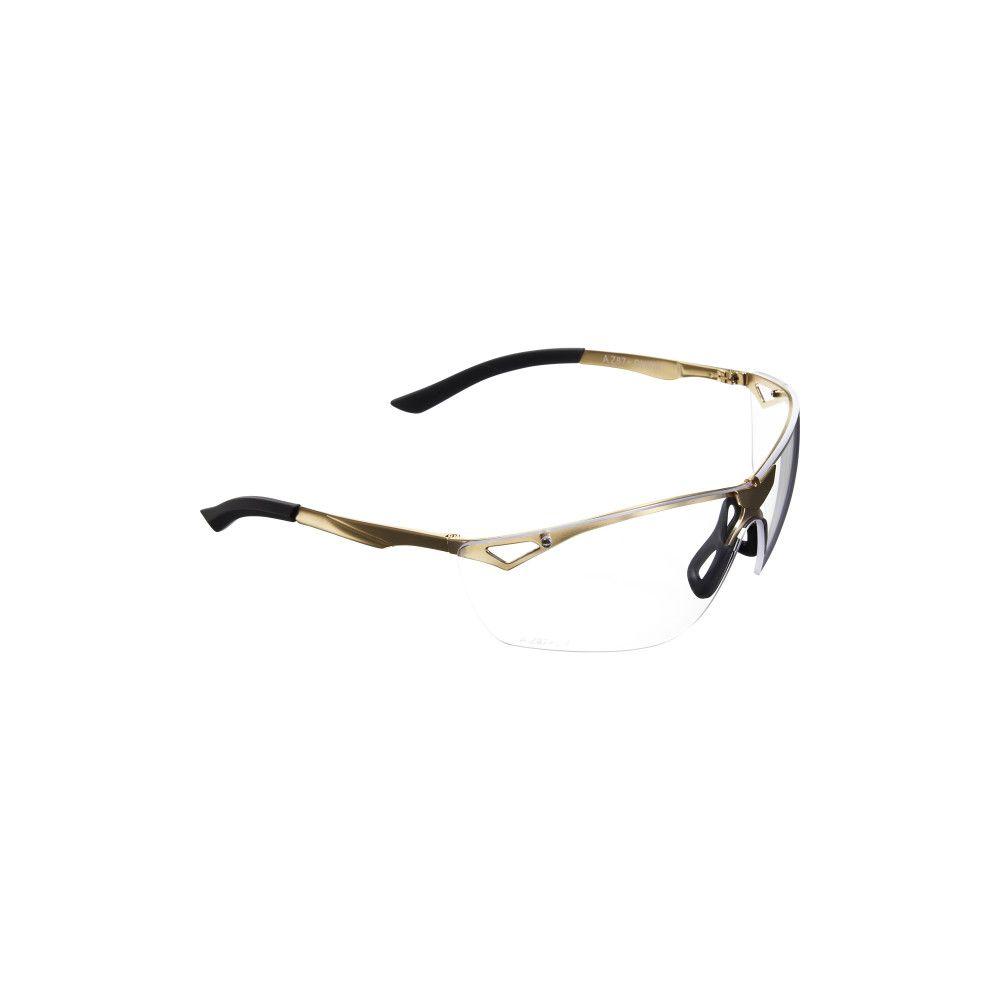 Allen Shooting Glasses Allen Girls With Guns Afire Protective Shooting Safety Glasses Anti-Scratch/Fog/UV Coated Gold with Clear lens