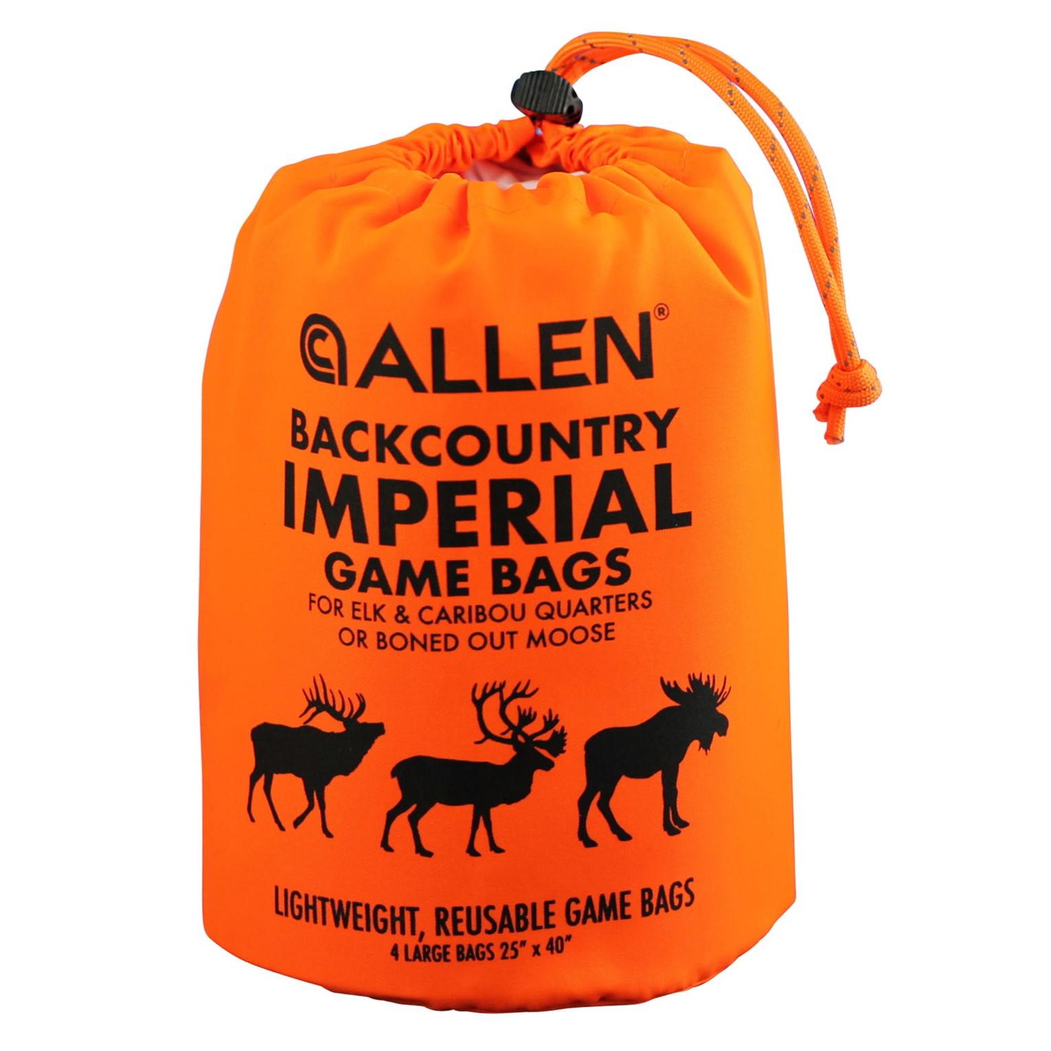 Allen Game Processing Allen Backcountry Imperial Elk Game Bag Set 25x40 Pack of 4