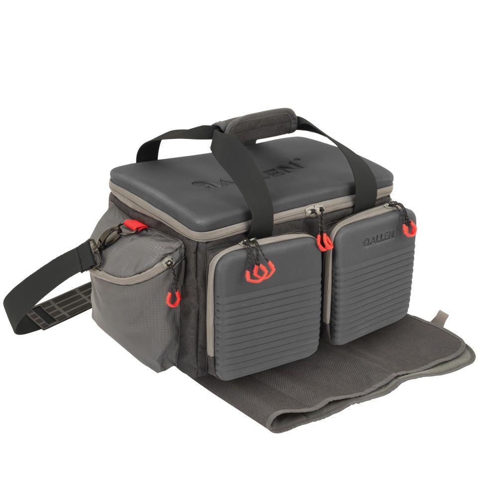 Allen Range Bags Allen Competitor Premium Molded Lockable Range Bag with Fold Up Gun Mat Grey
