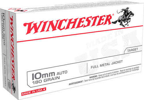 Winchester Ammo USA 10mm Auto 180 Gr FMJ – Consistent Performance and Outstanding Value