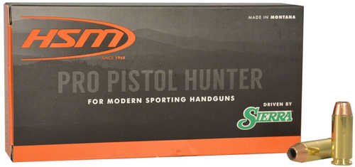 HSM 10MM 180 Grain Jacketed Hollow Point – Reliable Performance with 50 Rounds