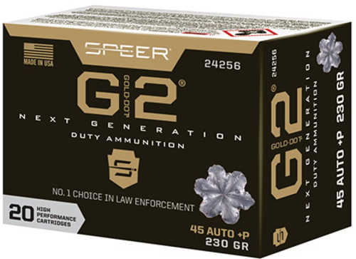 Speer 45 ACP 230 Grain Jacketed Hollow Point – High-Performance Stopping Power