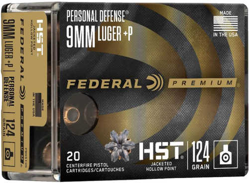 Federal HST 9mm 124 Grain Hollow Point – Superior Terminal Performance