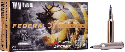 Federal Premium 7mm Rem Mag 155 Gr Terminal Ascent Ammo