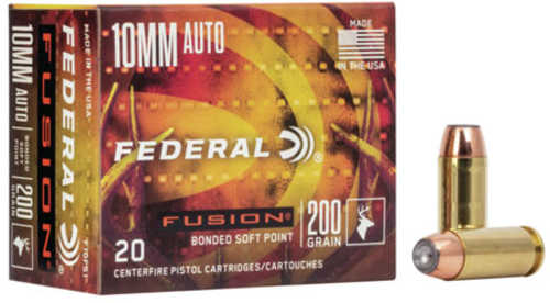 Federal Fusion 10mm Auto Ammunition – Superior Toughness and Accuracy