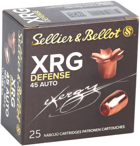 Sellier & Bellot SB45XA 45 ACP – Reliable Expansion and Low Recoil