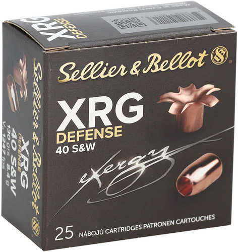 Sellier & Bellot SB40XA 40 S&W Ammo – Solid Copper Hollow Point for Maximum Stopping Power