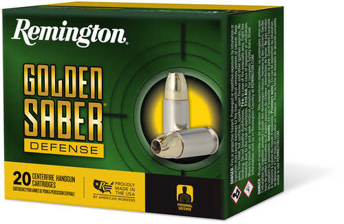 Remington Golden Saber Defense 40 S&W – Superior Stopping Power with Brass Jacket Hollow Point