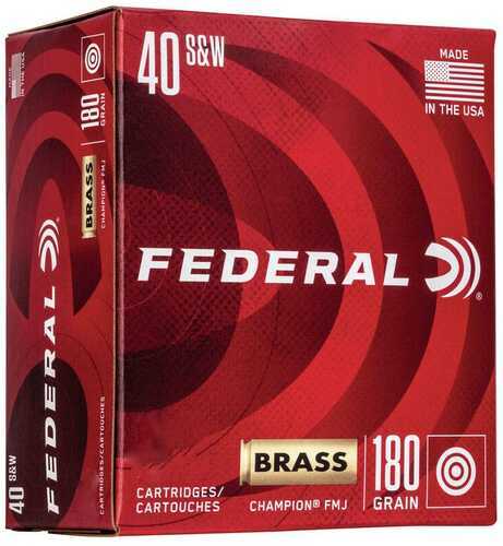 Federal Champion C40180A400 Training Ammo – High-Quality 40 S&W Full Metal Jacket